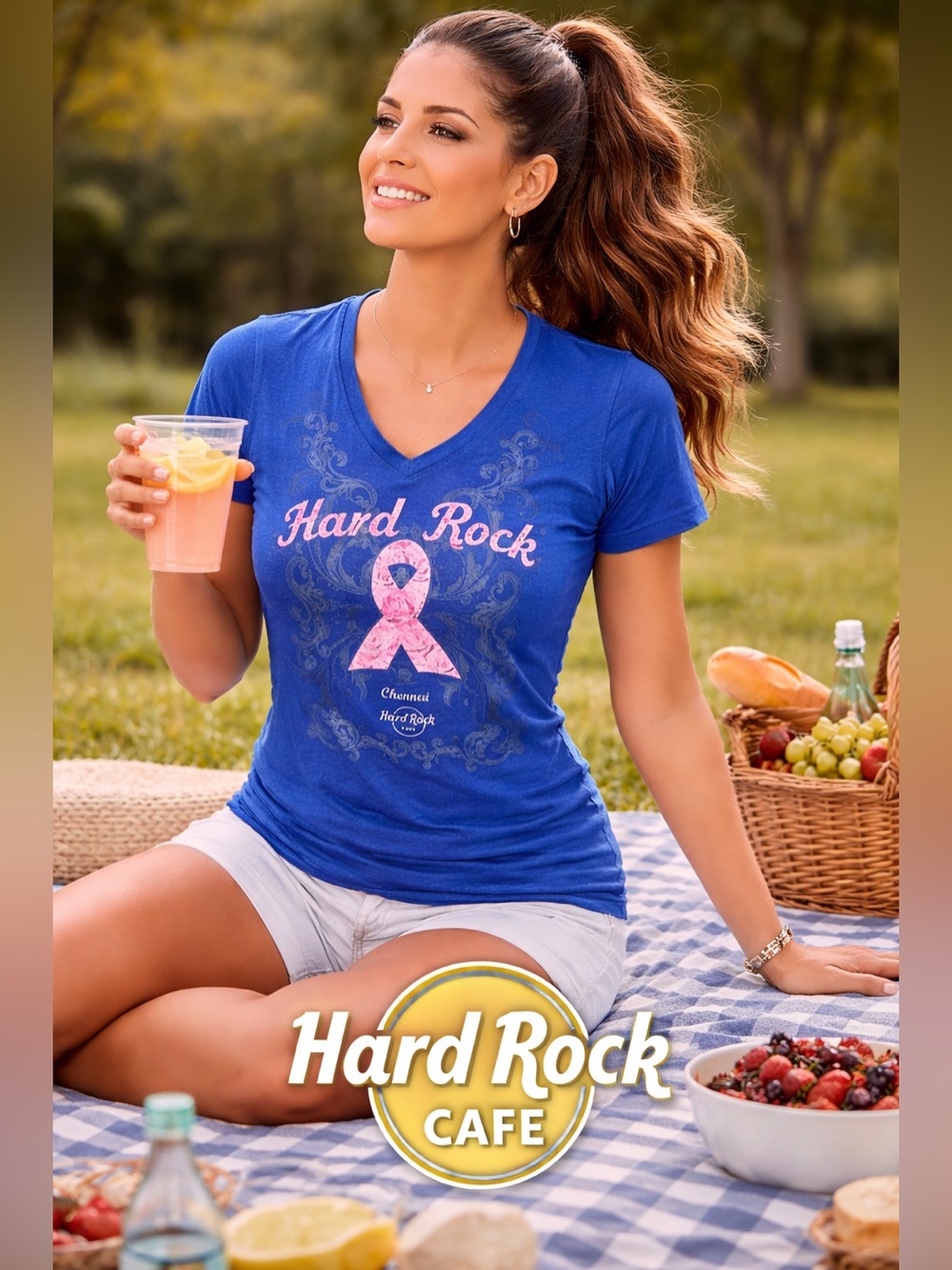 3/$20✨Hard Rock Cafe Breast Cancer Awareness Chennai India